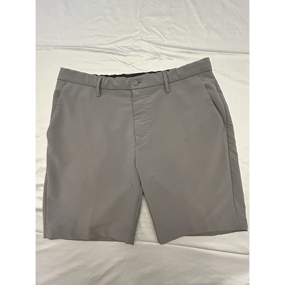 New Kenneth Cole AWEARNESS Men's Size 38 Grey Slim Fit Performance Tech Shorts - Picture 1 of 10